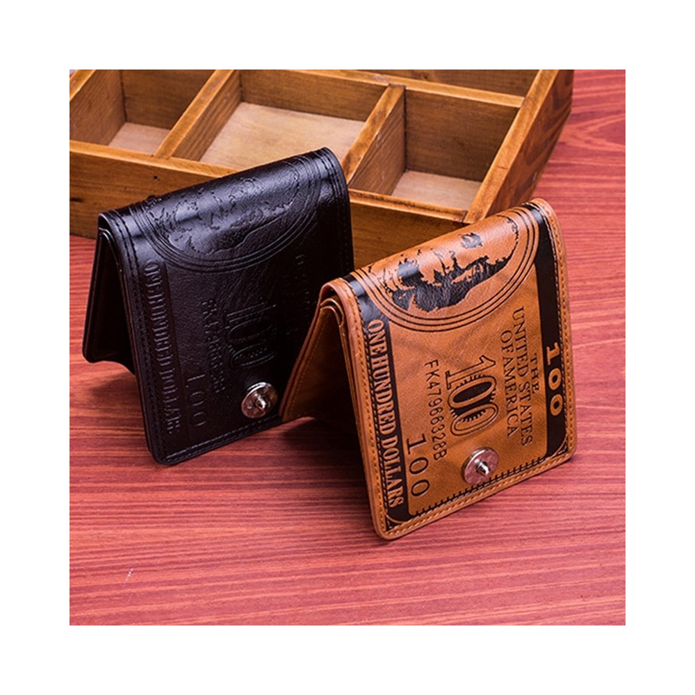 Pu Leather Men Wallet Money Bag Credit Card Holders Dollar Bill Wallet  Clutch Purse For Boy Use Vintage Purses Wallets Men Walet - Menika Global  Store - ThaiPick